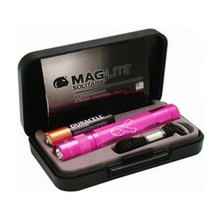 Maglite K3AMW2 Mag-Lite Solitaire Pres Box NBCF Pink